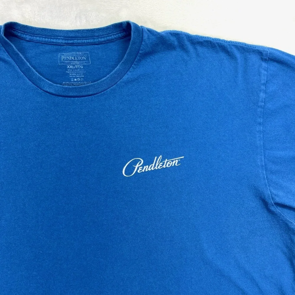 Pendleton Rocky Mountain National Park T-Shirt Mens XXL Blue Graphic Cotton Tee - Picture 3 of 7